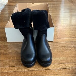 Black womens winter boots